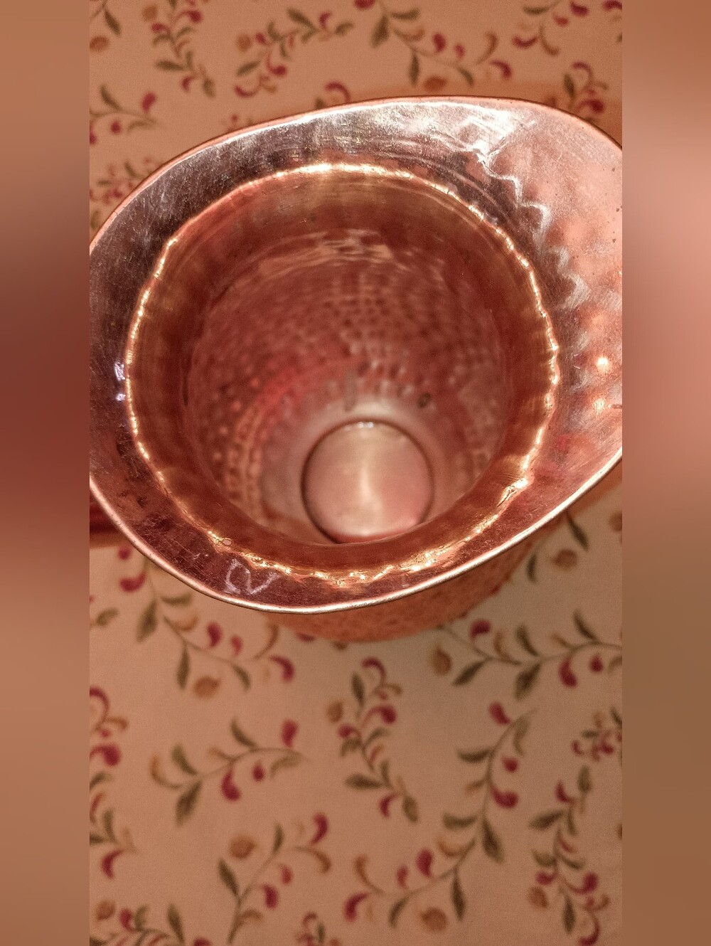 Hammered Copper Pitcher - Picture 5 of 5